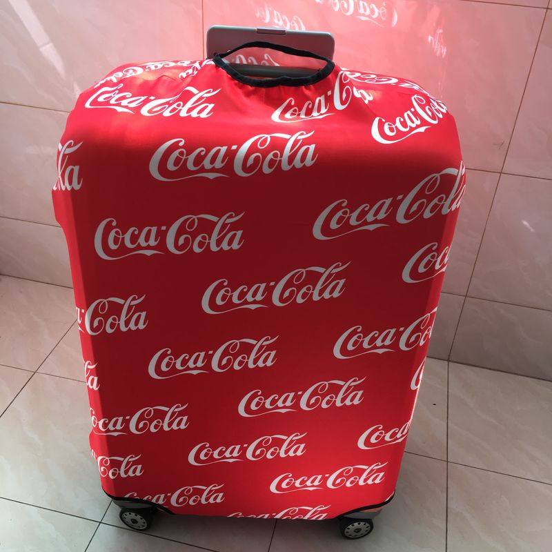 Unisex Spandex Baggage Cover Protector Multicolor tahan goresan