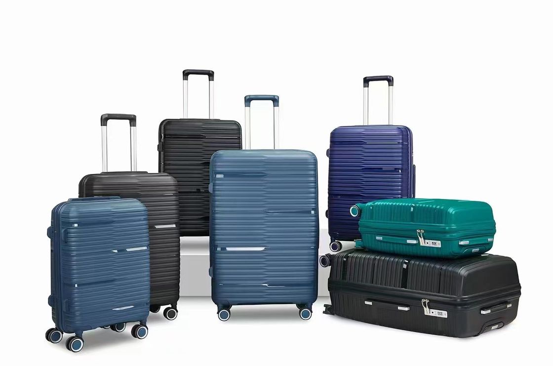 Bawa Pada PP Bahan Bagasi Set Multicolor Shockproof Untuk Luar Ruangan