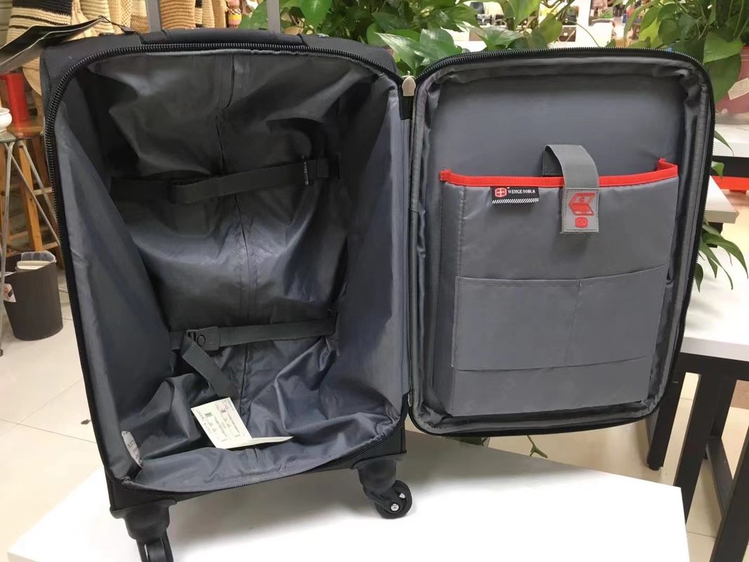 Tas Bagasi Kain Ringan 20 Inci 22 Inci 24 Inci Hitam Warna