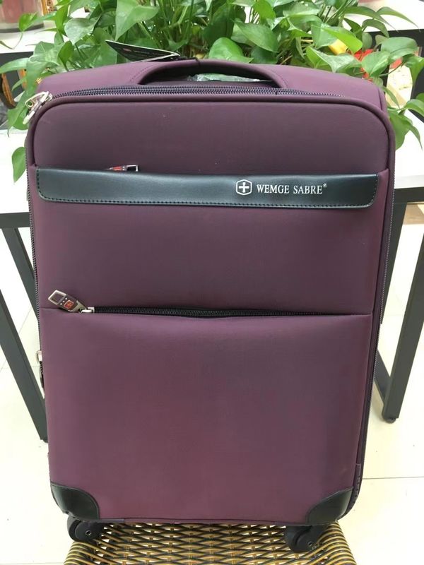 Tas Bagasi Kain Ringan 20 Inci 22 Inci 24 Inci Hitam Warna