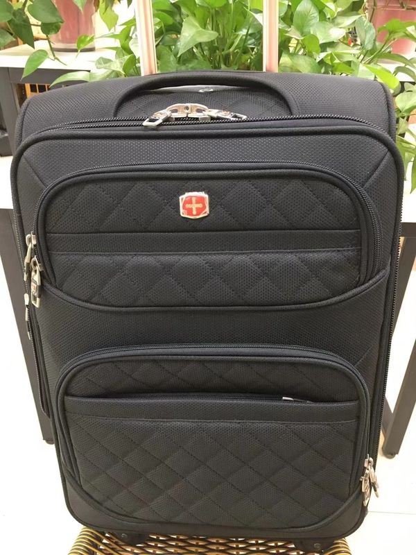 Tas Bagasi Kain Ringan 20 Inci 22 Inci 24 Inci Hitam Warna