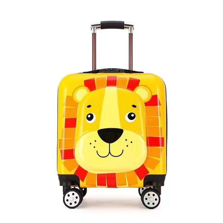 Hot Selling Murah Abs Anak-anak Travel Baggage Tas Trolley 18 Inci Karakter Kartun Anak Bagasi