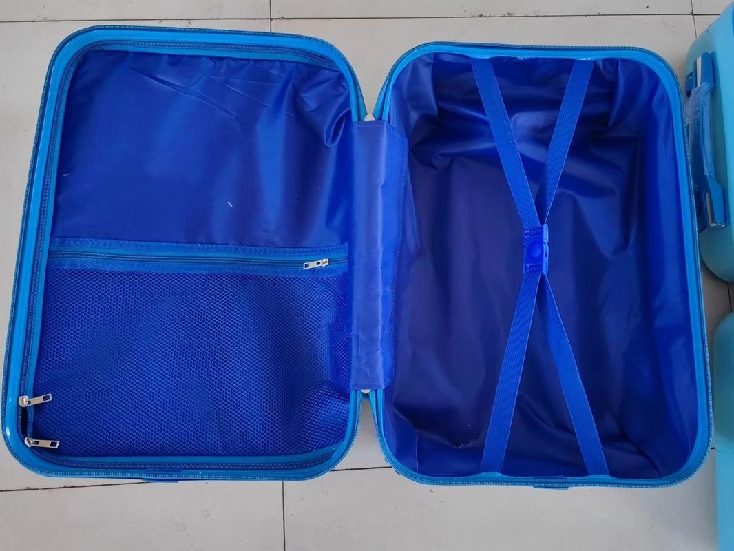 Tali yang bisa dilepas Anak-anak Bagasi kartun Koper tahan lama Warna Biru