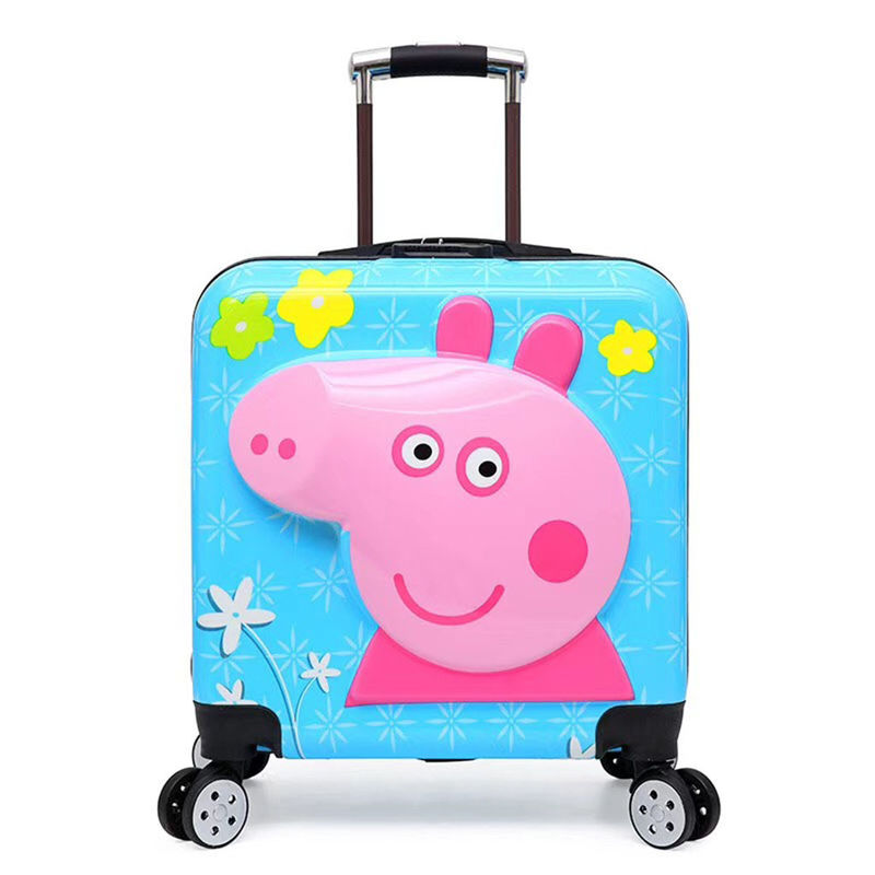 Shockproof Anak-anak Tarik Sepanjang Kasus Multicolor Portable untuk perjalanan