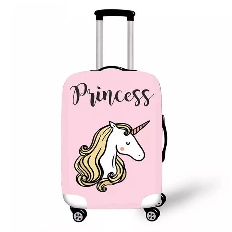 Polyester Baggage Cover Protector Multiscene tahan lama Berbagai warna