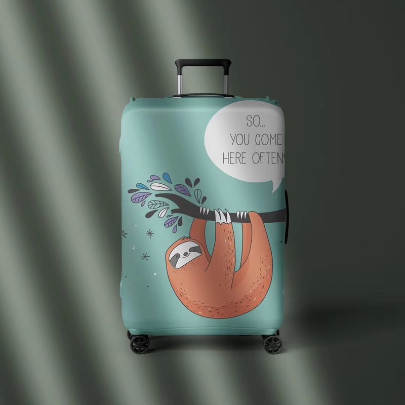 Anti-Cratch Baggage Protective Cover Non Slip Multiscene Berbagai warna