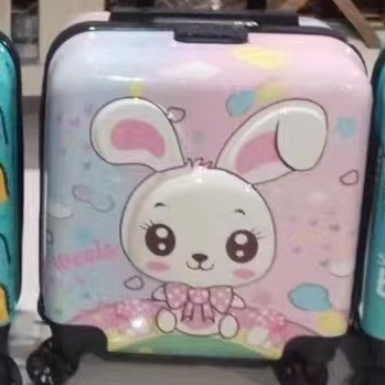Zipper Type Kids Cartoon Baggage WhizKids' Pull Along Companion Smart Travel yang disederhanakan