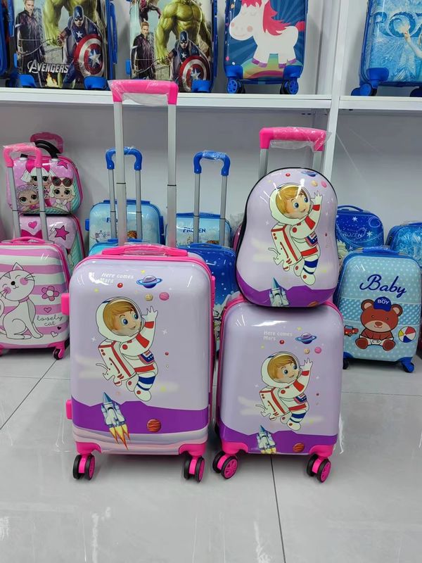 Adventure'S Companion Dynamic Kids Cartoon Baggage Travel Set Untuk Eksplorasi Serbaguna