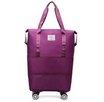 Tas Berkapasitas Besar Universal Roda Tas Wisata Multifungsi Multi-Layer Expansion Travel Bisnis Tas Duffel