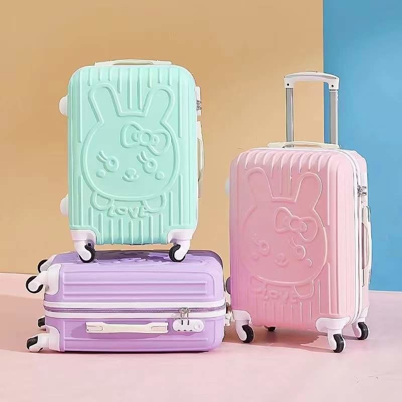 New Love Cartoon Cute Cat Mother Trolley Baju Universal Baggage Sets Wheel Baju 20 Inch Boarding Case AP875