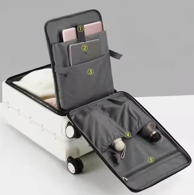 Waterproof PC Baggage Bag Self Driving Travel Boarding Suitcase 16/18/20/24 Inch Travel Baggage Sets