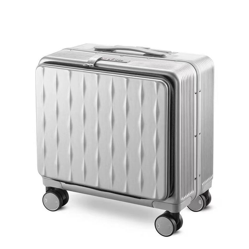 Kasus Aluminium Kecil Tas Perjalanan Aluminium Kantong Pabrik Tas Perjalanan Bagasi Trolley Set koper