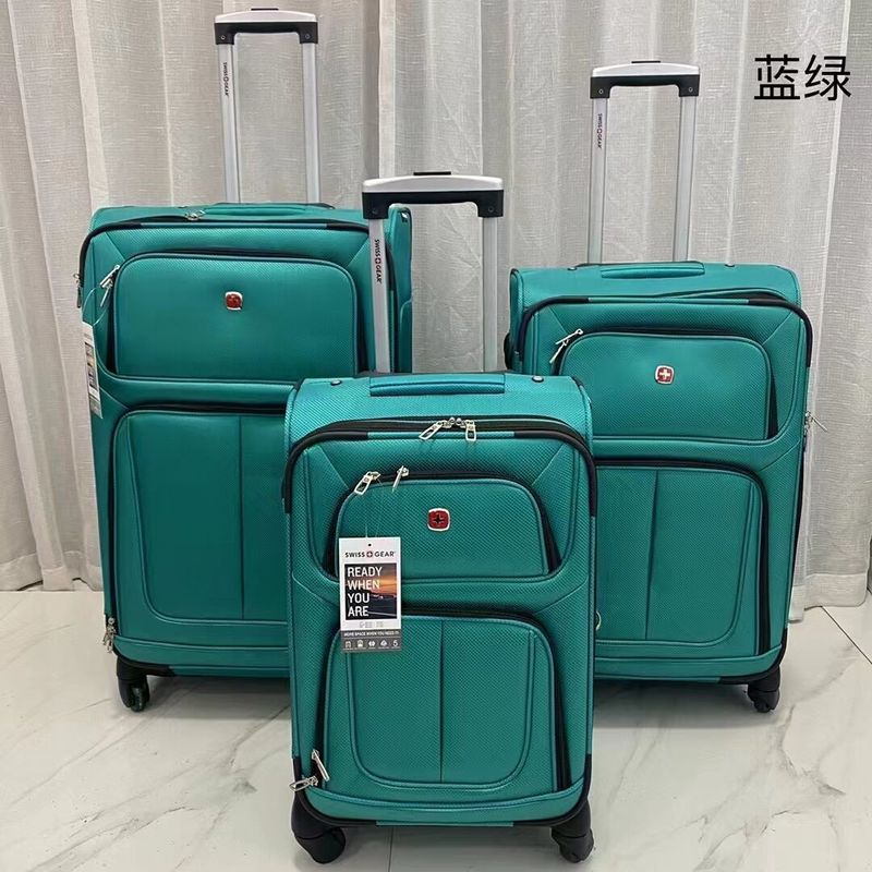 Koper Kain Oxford Bagasi Tarpaulin Ultra-Ringan Bagasi Perjalanan Bagasi Penumpang Kasus Unisex Bagasi Set