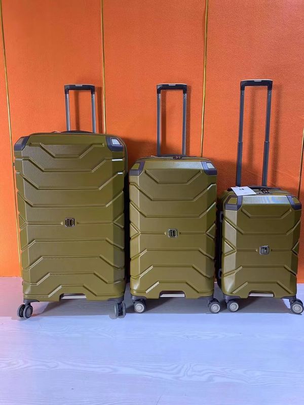 Bagasi grosir 20 24 28 Inch koper Trolley Bagasi berkualitas tinggi ABS Set bagasi perjalanan