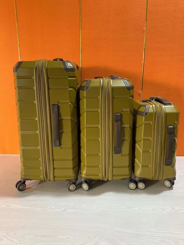 Bagasi grosir 20 24 28 Inch koper Trolley Bagasi berkualitas tinggi ABS Set bagasi perjalanan
