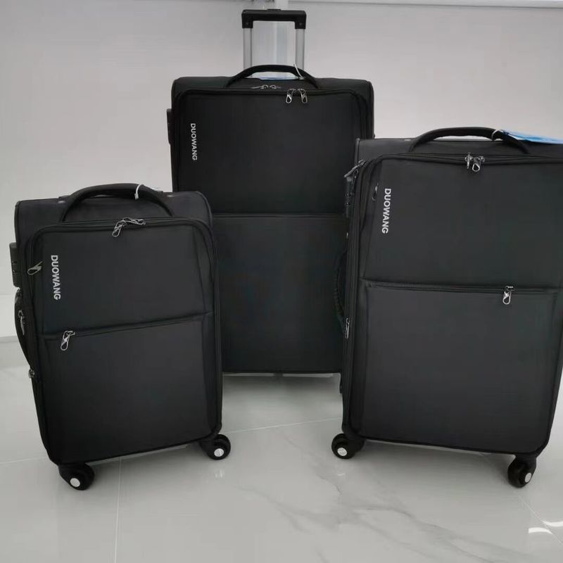 Kualitas tinggi grosir Waterproof Oxford Soft Baggage Polyester Vintage Trolley Set koper