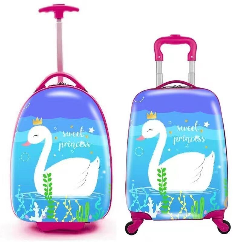 Anak-anak Cetakan Trolley Kasus PC Baju Anak-anak ABS PC Baju Untuk Perjalanan Perjalanan Sekolah