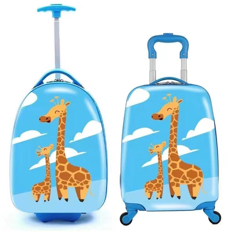 Desain Pola Baru yang Dapat Disesuaikan Tas Sekolah Trolley Cantik Tas Perjalanan Anak Ringan Tas Sekolah