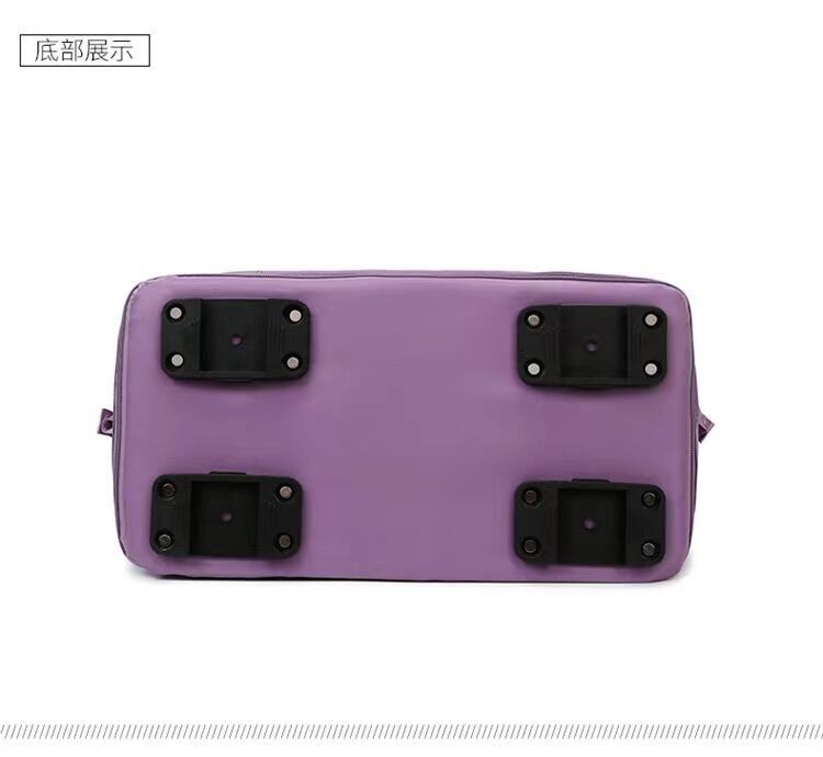 Grosir Kertas Duffel Lipat yang Bisa Diekstensi Waterproof Dry Wet Bag Organizer Weekend Travel Baggage Bag Dengan Roda