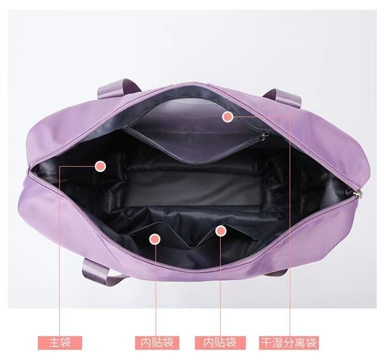 Grosir Kertas Duffel Lipat yang Bisa Diekstensi Waterproof Dry Wet Bag Organizer Weekend Travel Baggage Bag Dengan Roda