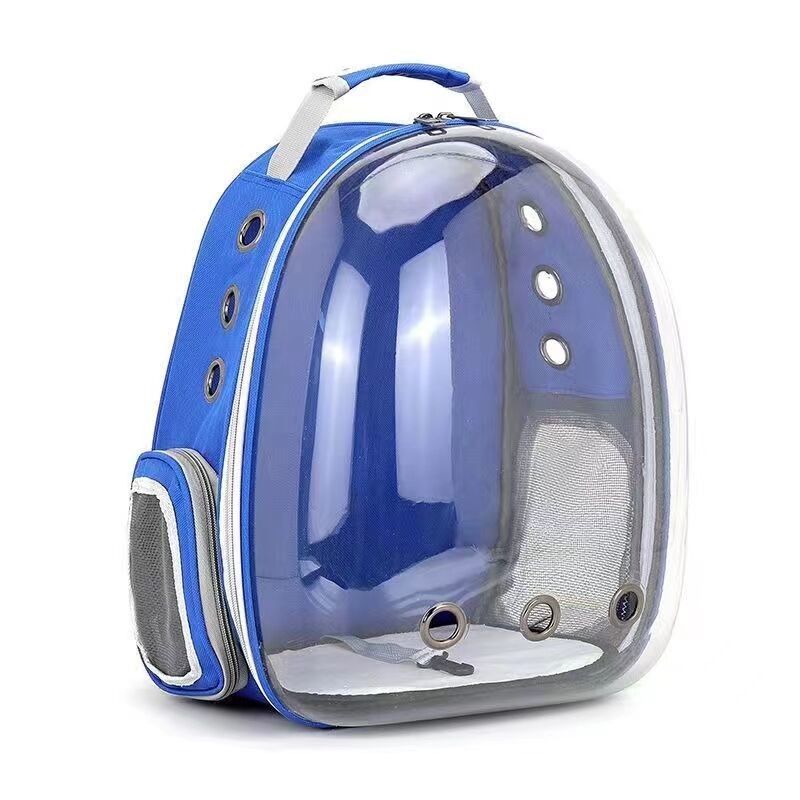 Kualitas Tinggi Transparan Space Capsule Pet Cat Backpack Outdoor Shoulder Ruang Besar Pet Carrier Bag Backpack