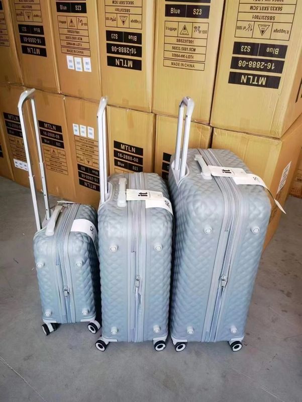 Grosir Murah Besar awet Mewah Hard PP Carry-On Trolley koper Tas Perjalanan Set Bagasi