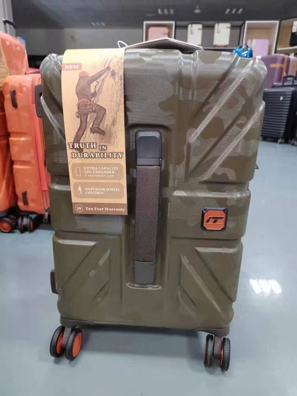 Pabrik Custom Popular New Silver Baggage Di Eropa 20 24 28 Inci 3-Piece Set PC Baju Dengan TSA Kunci Travel Trolley