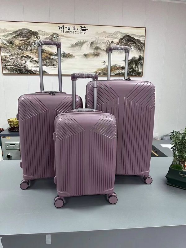 Roda Spinner Ganda Mudah Untuk Tarik Baju Bagasi Grosir Logo Custom Ukuran Sedeng Zipper Trolley Tas Unisex