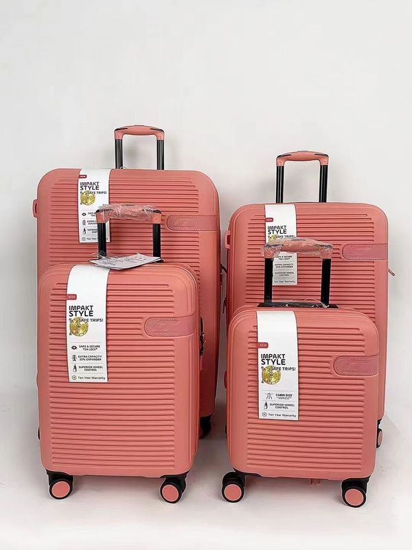 Grosir Jual Panas Bagasi Perjalanan 4 Spinner Roda ABS Trolley Hard Case Baju Bawa