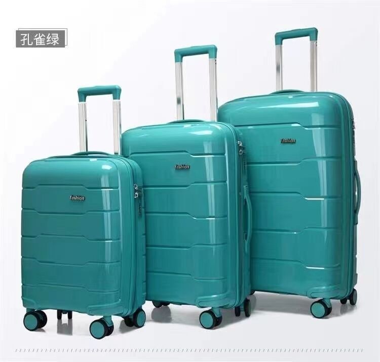 PP Smart Traveling Handbags Bawa Tas Perjalanan Bagasi Kantong koper Set 20/24/28 inci Custom Hard Spinner Bagasi