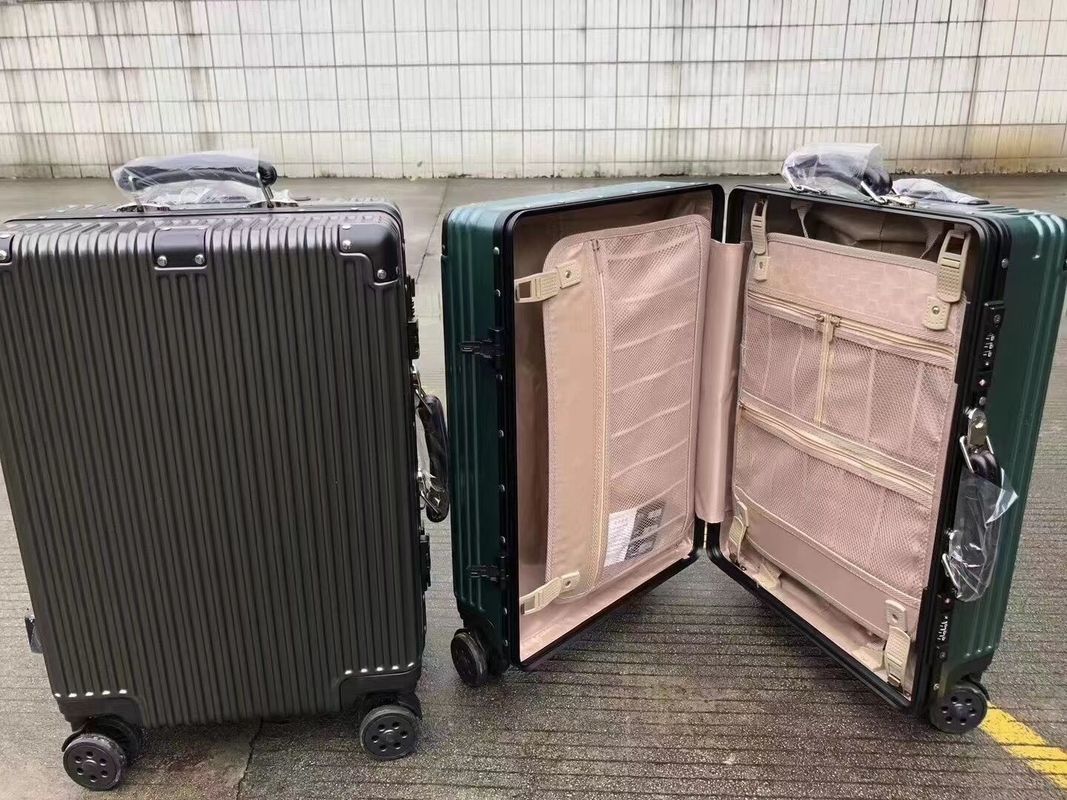 Desain Baru Unisex Baggage Trolley Bergaya Front Buka Laptop Tas Wisata Dengan Spinner Caster Lugagge