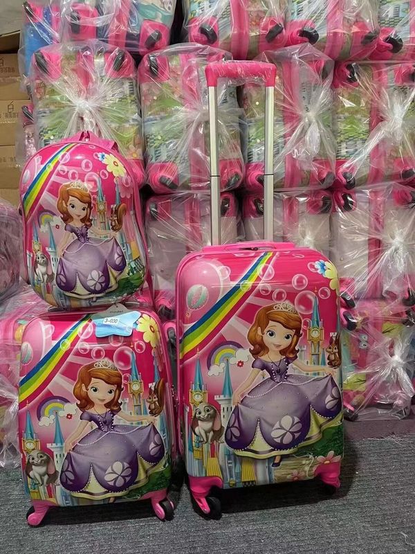 Grosir Harga Baik Desain Kartun 12 16 20 Inci ABS Anak-anak Bawa Pada Trolley Bagasi