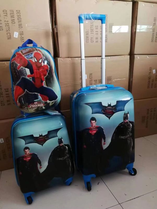 Bagasi Anak-anak Tas Kartun Grosir Gaya Unisex Spinner Outdoor Suitcase Untuk Anak-anak