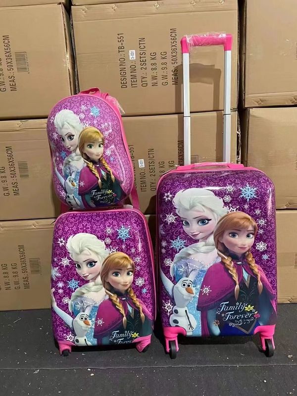 Bagasi Anak-anak Tas Kartun Grosir Gaya Unisex Spinner Outdoor Suitcase Untuk Anak-anak