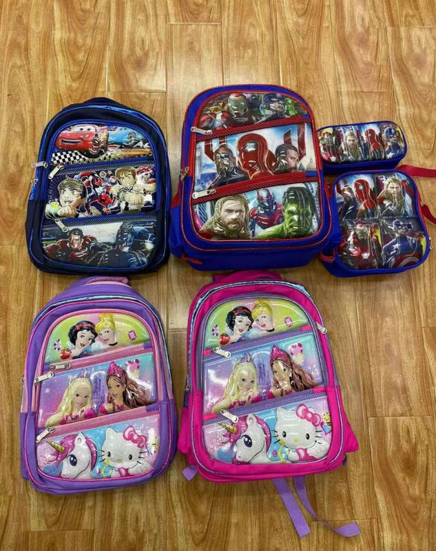 Back To School Supplies Kit ransel 2024 tas sekolah anak-anak tas sekolah untuk anak-anak kartun tas sekolah ransel