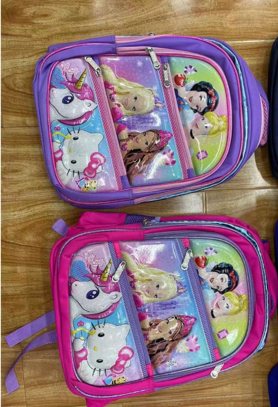 Baru Grosir Tas ransel Tiga Bagian Untuk Siswa Sekolah Dasar Kelas 2-3 5-6 Tas Kulit Kartun