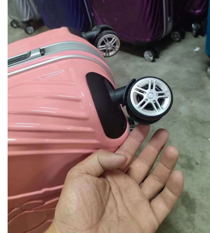 Bagasi ABS / PC yang disesuaikan 20 24 28 Inci Tas Trolley Spinner Berkualitas Tinggi Untuk Bisnis Luar Ruang