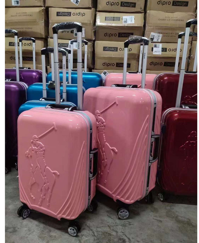 Bagasi ABS / PC yang disesuaikan 20 24 28 Inci Tas Trolley Spinner Berkualitas Tinggi Untuk Bisnis Luar Ruang