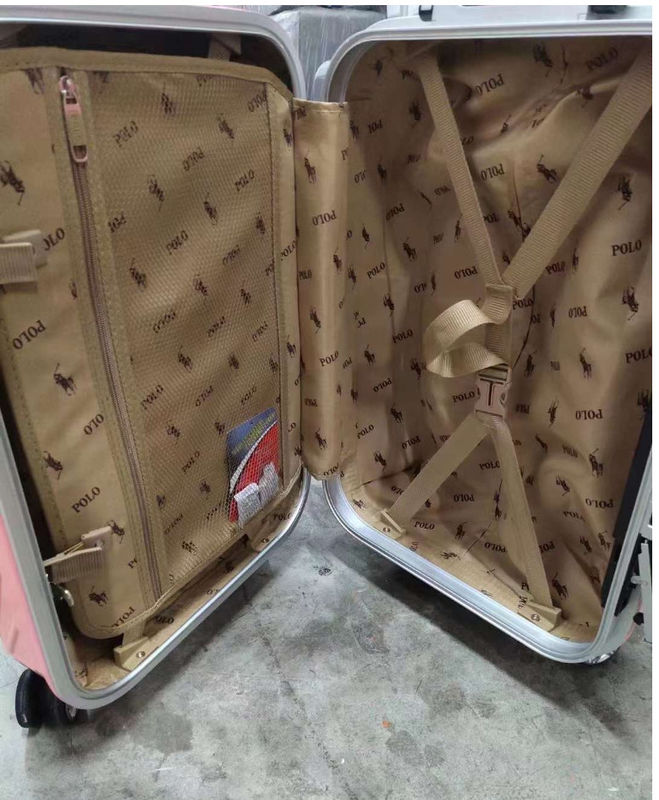 Bagasi ABS / PC yang disesuaikan 20 24 28 Inci Tas Trolley Spinner Berkualitas Tinggi Untuk Bisnis Luar Ruang