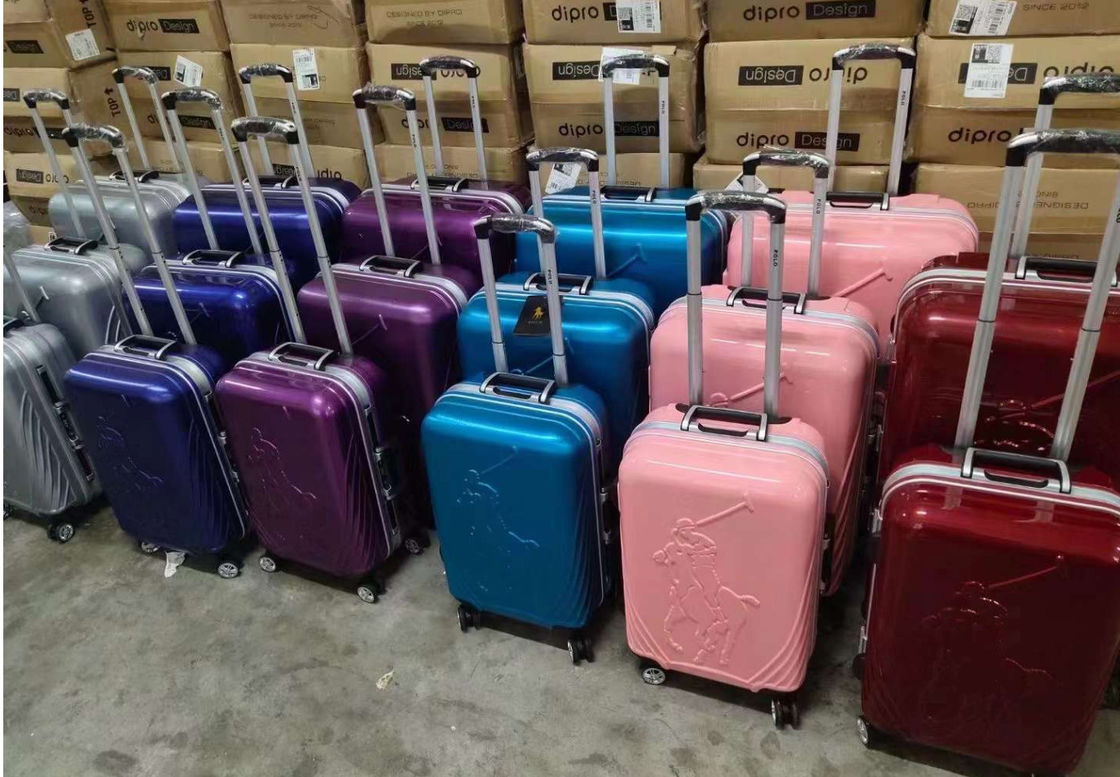Bagasi ABS / PC yang disesuaikan 20 24 28 Inci Tas Trolley Spinner Berkualitas Tinggi Untuk Bisnis Luar Ruang