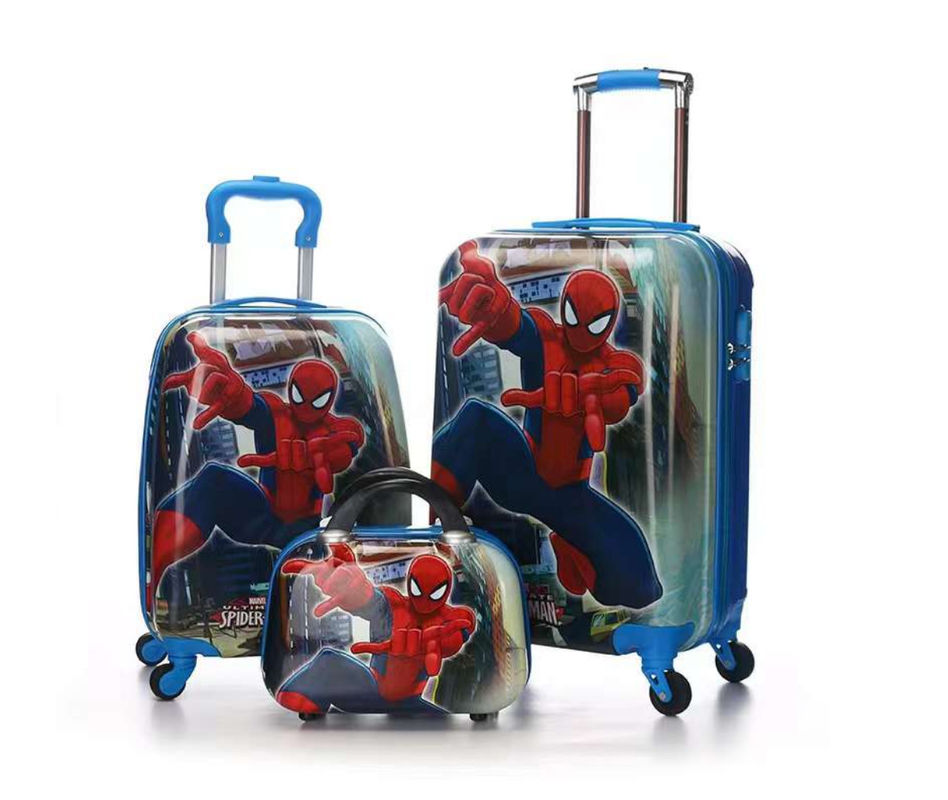 13 16 20 Inch Suitcase Kids Custom Anime Pattern Printing Design Abs+Pc Baggage Set Traveling Travel Trolley Bag