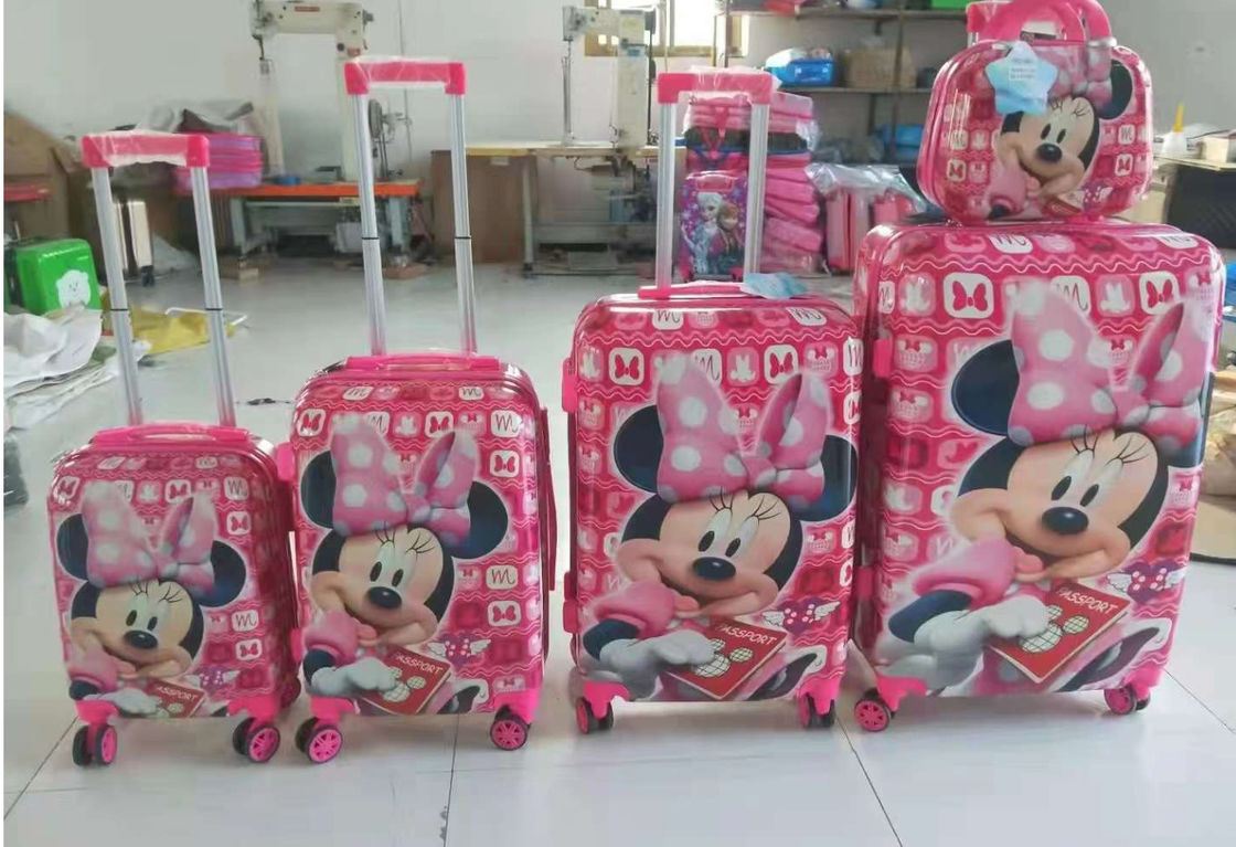 Grosir New Style Kartun Anak-anak Gadis Putri Hewan Tikus Kt Kucing Baju Pink Trolley Bagasi Tas