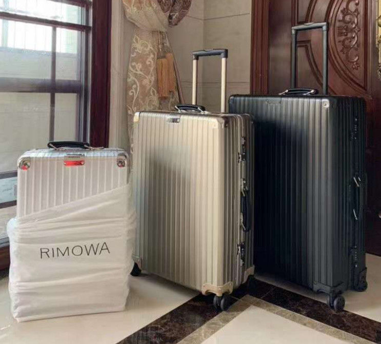 Hot Sale All Aluminium Magnesium Alloy Vintage Travel Baggage Unisex Carry TSA Custom Lock Baju Kertas Roda Spinner Manufa