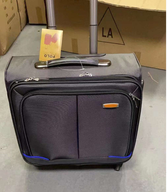 Leisure Design Ringan Berat Lembut Ganda 4 Roda Spinner Aluminium Trolley Bawa Pada Traveling Bag Baggage Trolley