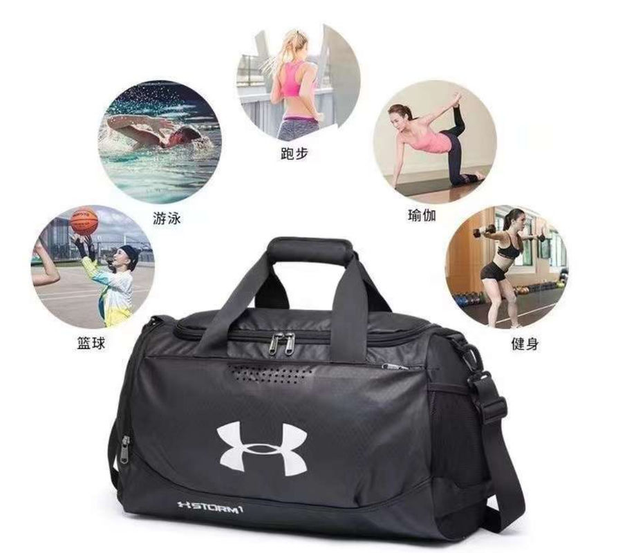 Logo yang disesuaikan Tas Wisata Kapasitas Besar Waterproof Outdoor Gym Duffle Bag Handheld Tas Olahraga Pria