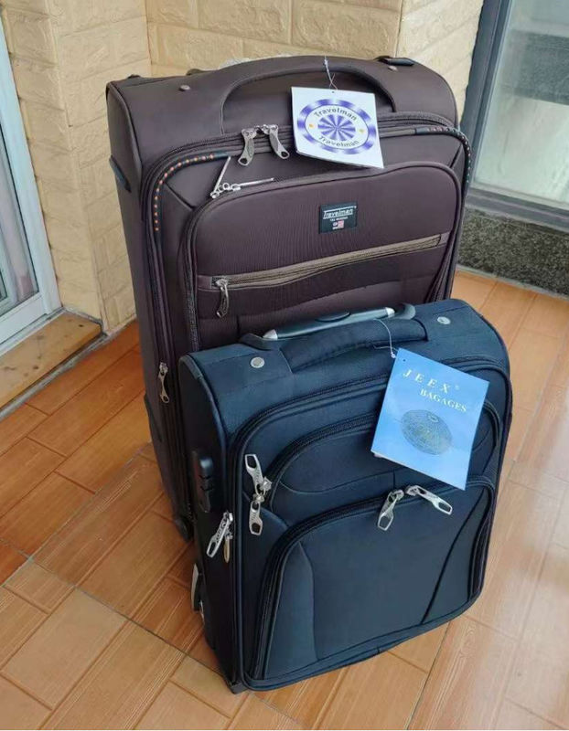 Tas Perjalanan Kain Lembut Trolley Custom Bagasi Vantage Soft Bag Bag Set