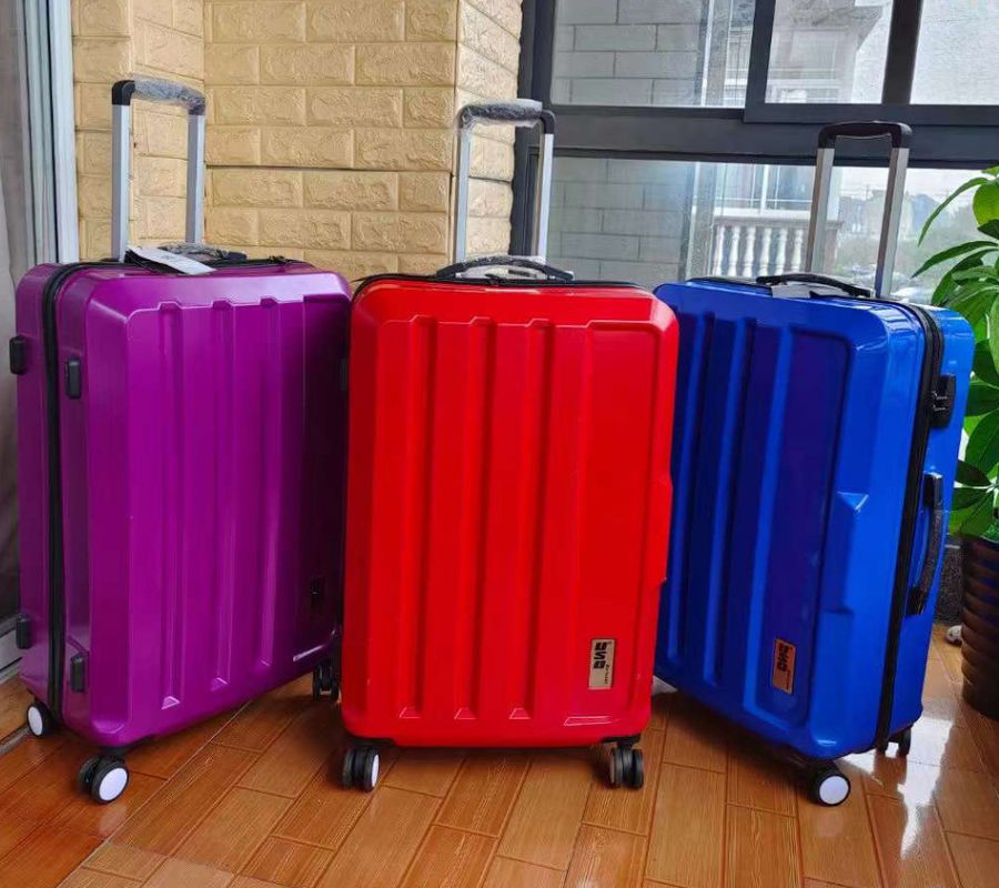 Set Bagasi LOGO Desainer Tas Perjalanan Logo Custom 3 Piece Hard Shell Travel Suitcase