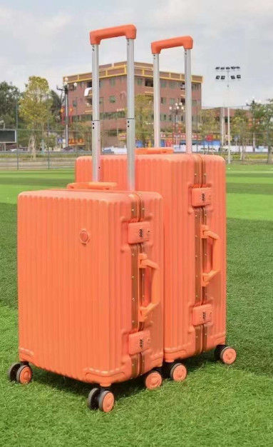 High-End Custom Travel Baggage Sets 20' 24' 26' ABS PC Aluminium Suitcase Bagasi Bisnis Check-In
