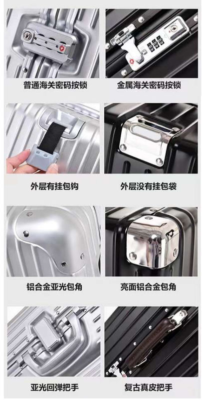 Produsen Pabrik Kapasitas Besar Penyedia Kerangka Aluminium Set koper 3 Piece Baggage Set Dengan Cup Hold