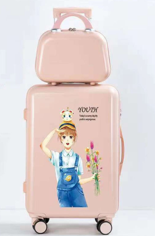 Baby Girl Travel Carry-On Suit Case Best Case & Luggage Frame Aluminium Berwarna-warni Fashion Custom Travel Luggage